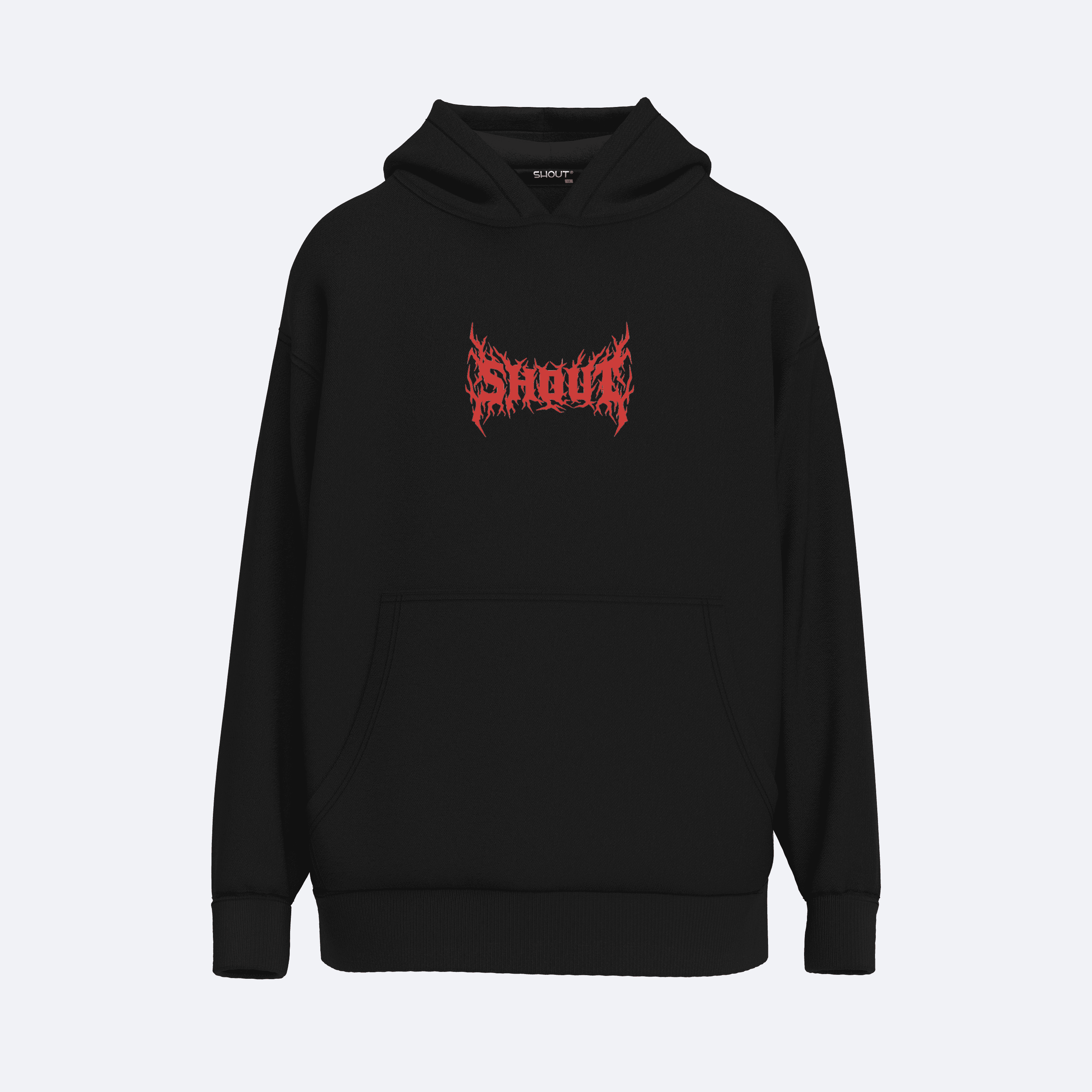 Shout You Are Invited! Oldschool Oversize Unisex Hoodie